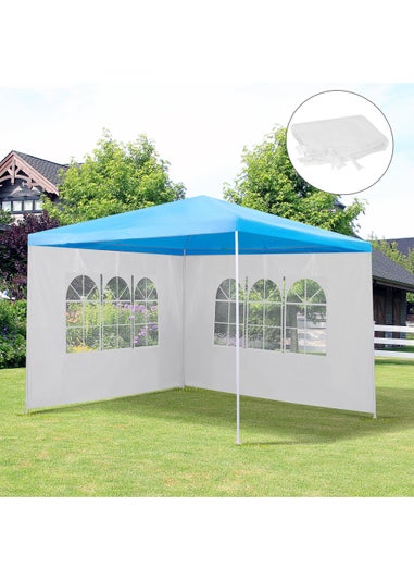 Outsunny 3m Canopy Gazebo Replacement Side Wall Panel (300cm x 200cm)