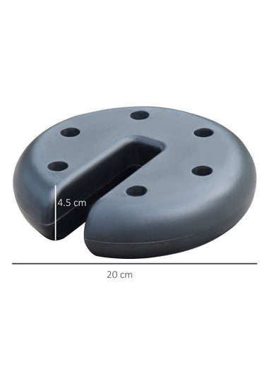 Outsunny Set of 4 PCs Gazebo Sand Weight Bag Bags Leg Weights Marquee Party Tent Canopy 8.8KG