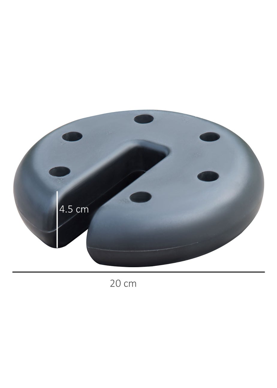 Outsunny Set of 4 PCs Gazebo Sand Weight Bag Bags Leg Weights Marquee Party Tent Canopy 8.8KG