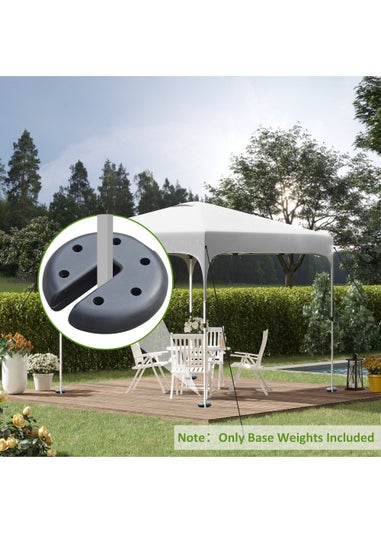 Outsunny Set of 4 PCs Gazebo Sand Weight Bag Bags Leg Weights Marquee Party Tent Canopy 8.8KG
