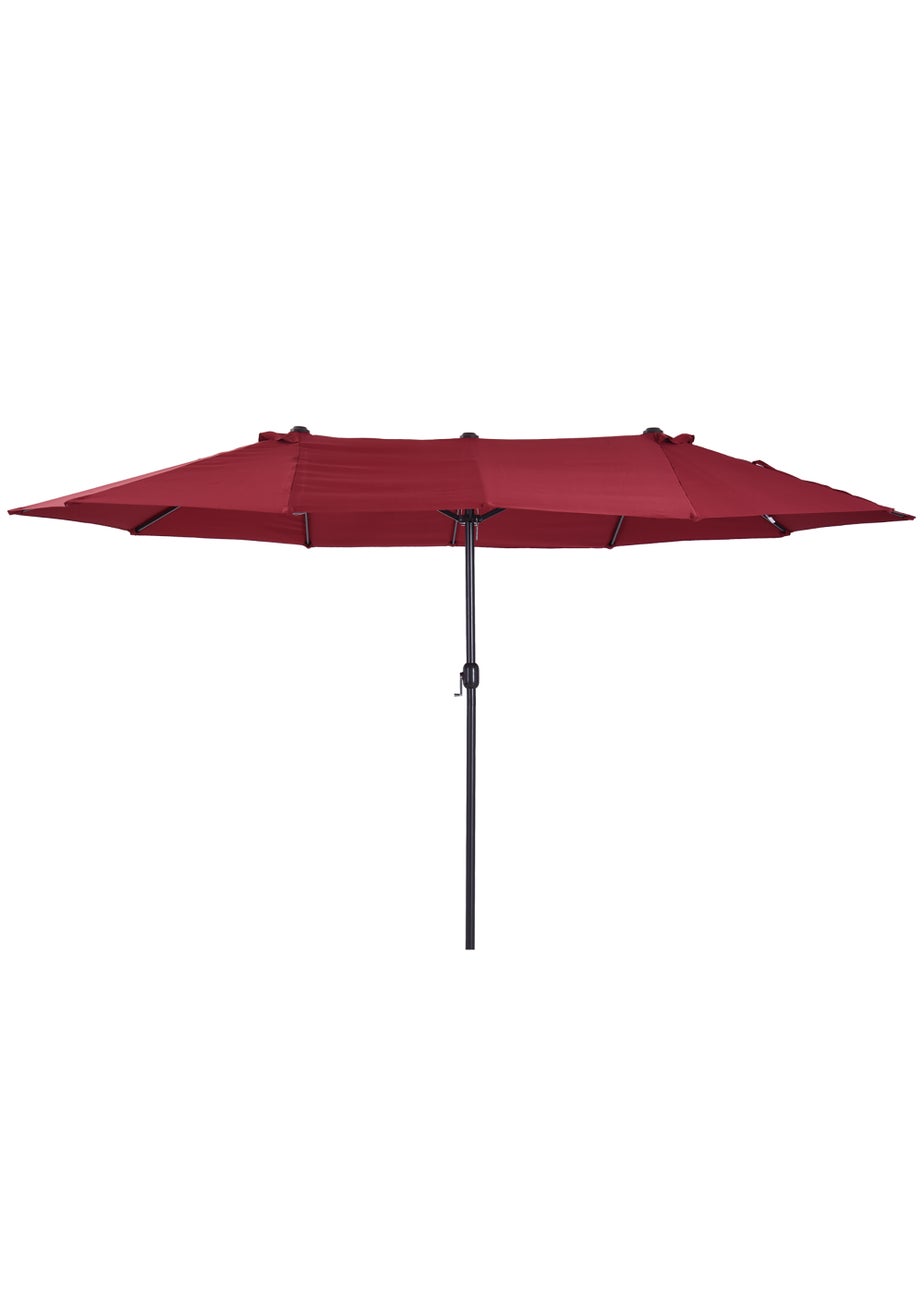 Outsunny Double-Sided Garden Parasol (4.6m) - NO BASE