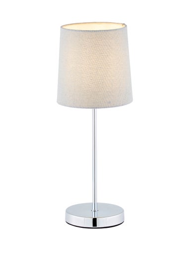 BHS Grey Touch Stick Table Lamp (40cm x 15cm x 15cm)