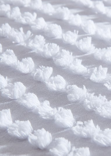 Bianca Fine Linens Malmo Tufted Bands Cotton Duvet Cover