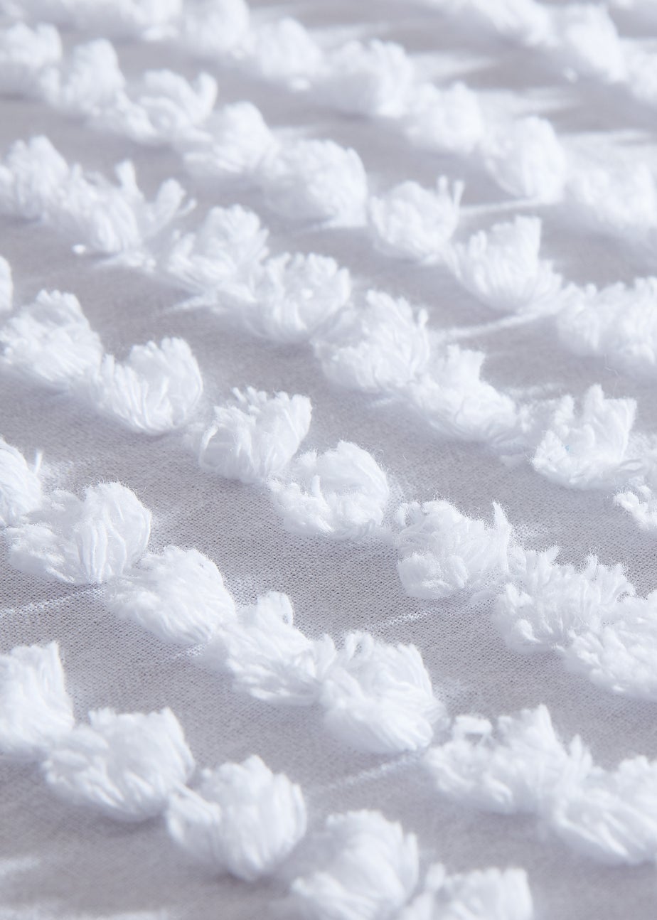 Bianca Fine Linens Malmo Tufted Bands Cotton Duvet Cover