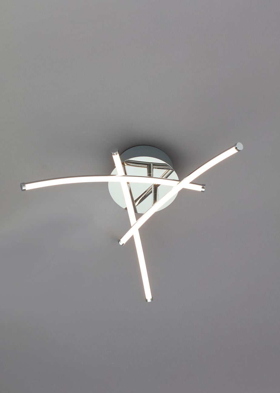 Inlight LED 3 Arm Flush Light (14cm x 36.5cm)