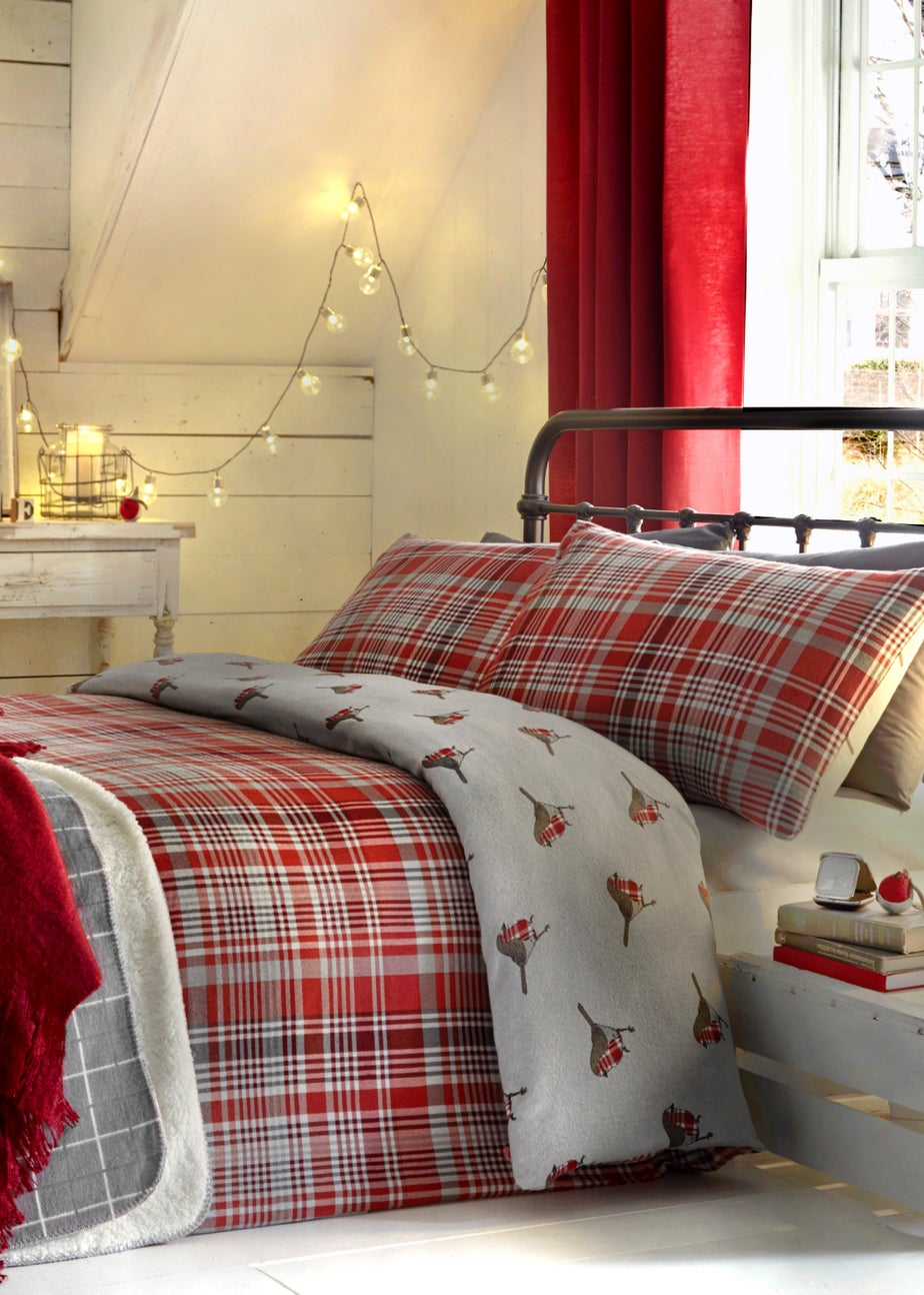 Fusion Christmas Robin Duvet Cover