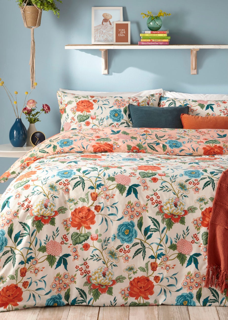 furn. Azalea Floral Duvet Cover Set