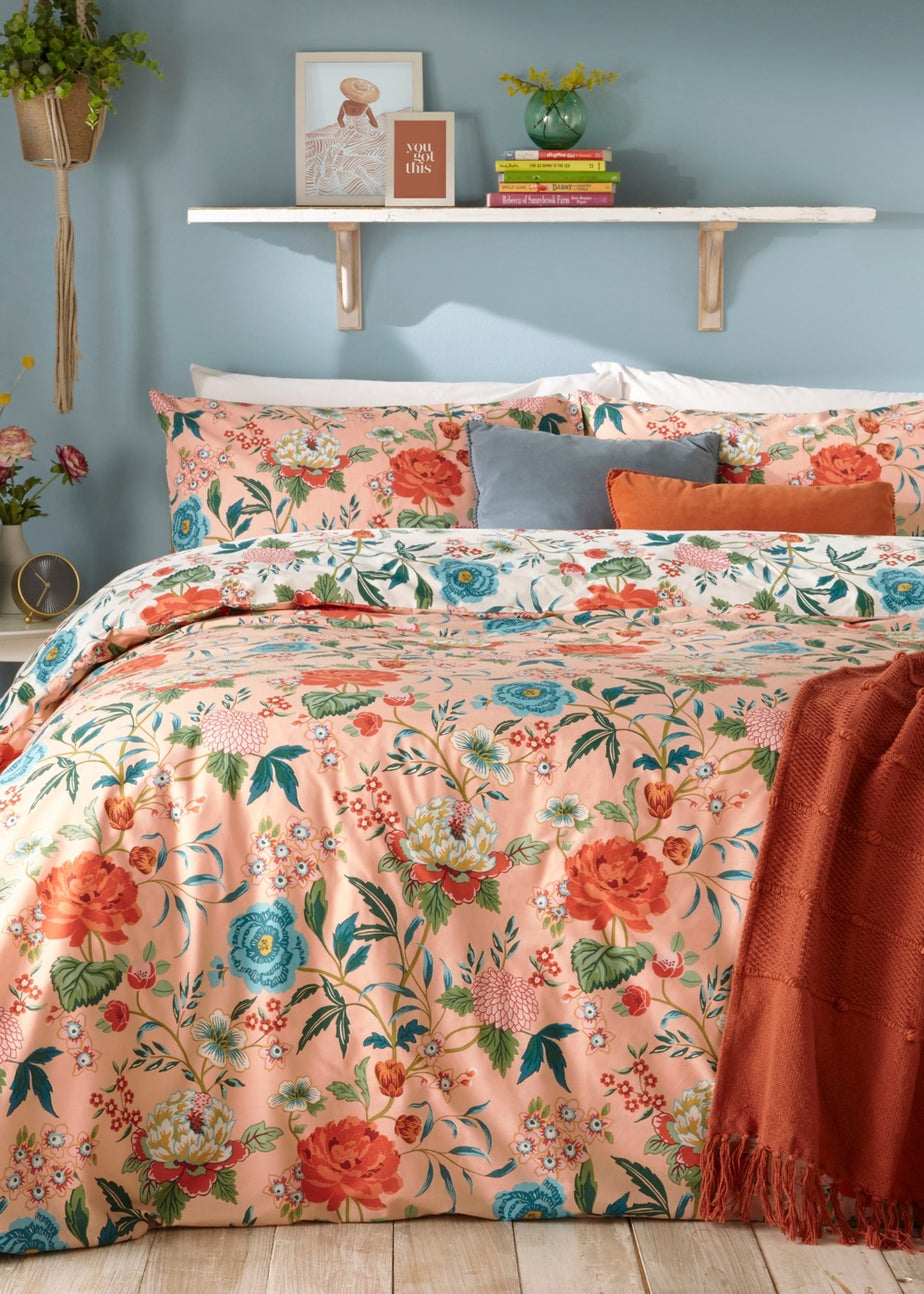 furn. Azalea Floral Duvet Cover Set
