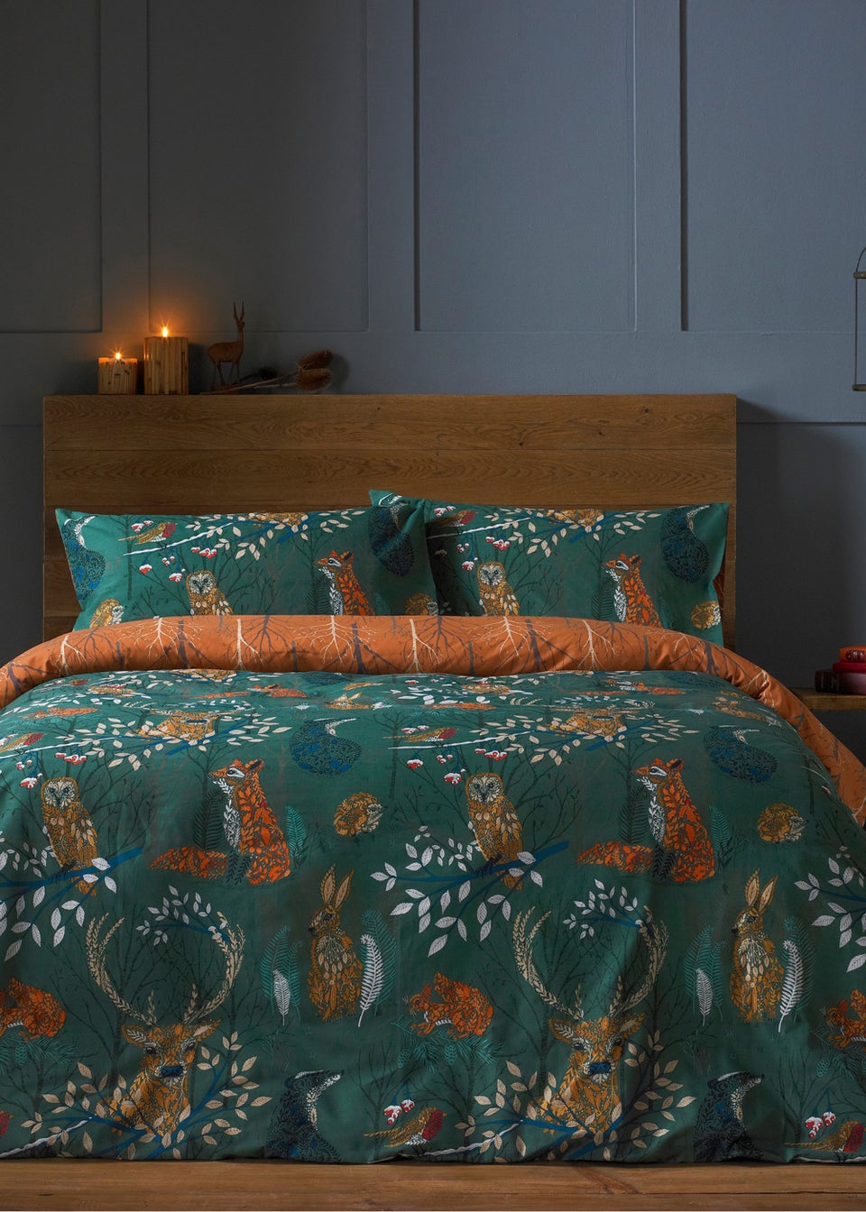 furn. Forest Fauna Woodland Duvet Cover Set