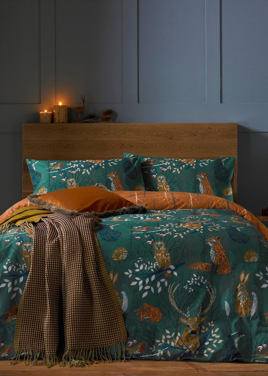 furn. Forest Fauna Woodland Duvet Cover Set