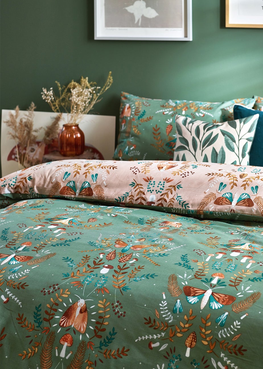 furn. Luna Wood Floral Duvet Cover