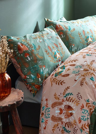 furn. Luna Wood Floral Duvet Cover