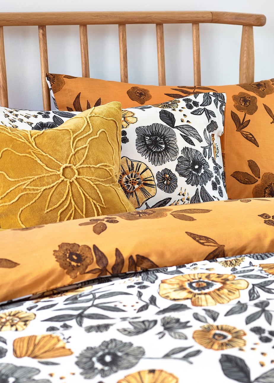 furn. Scandi Poppy Floral Duvet Cover