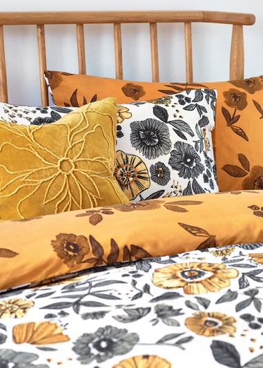 furn. Scandi Poppy Floral Duvet Cover