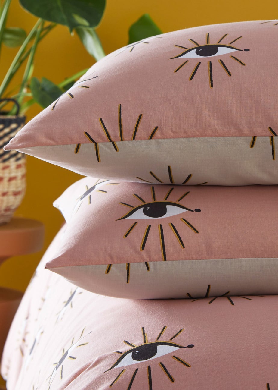 furn. Theia Abstract Eyes Duvet Cover