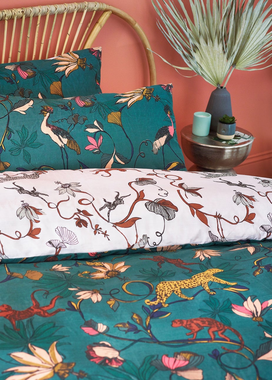 furn. Wildlings Tropical Duvet Cover