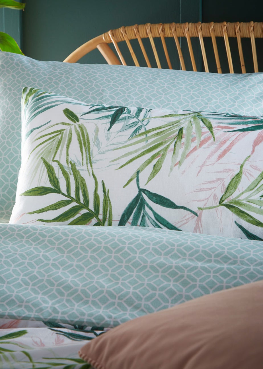 furn. Bali Palm Tropical Duvet Cover Set