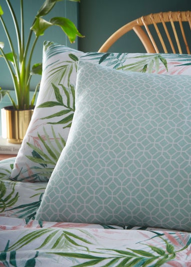 furn. Bali Palm Tropical Duvet Cover Set
