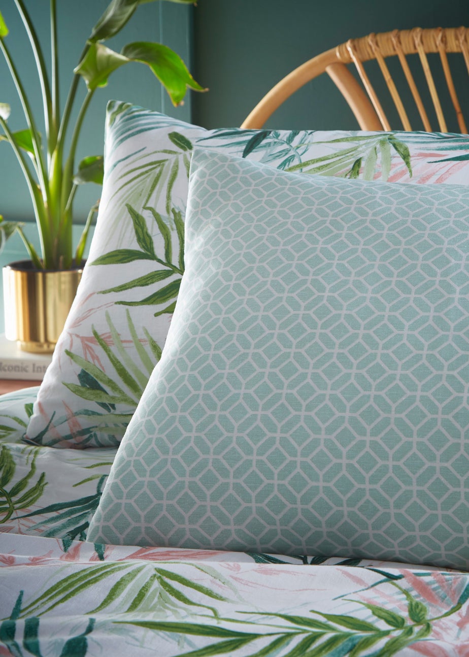 furn. Bali Palm Tropical Duvet Cover Set