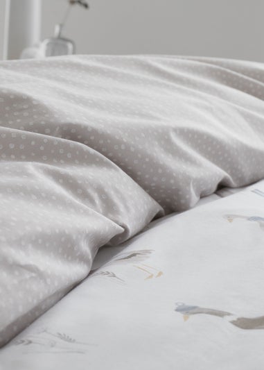 Bianca Fine Linens Dapper Ducks Cotton Reversible Duvet Cover