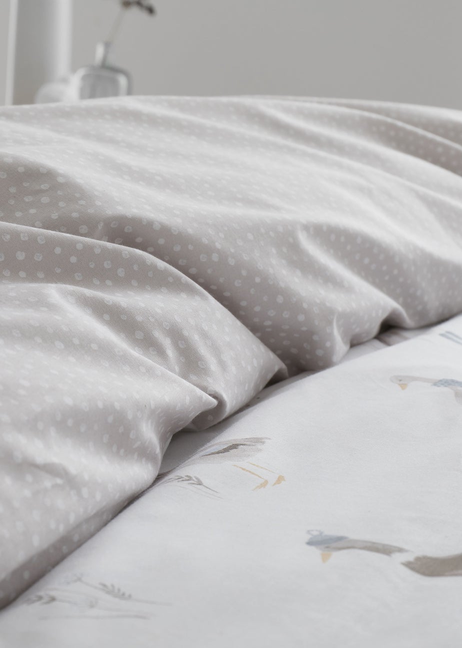 Bianca Fine Linens Dapper Ducks Cotton Reversible Duvet Cover