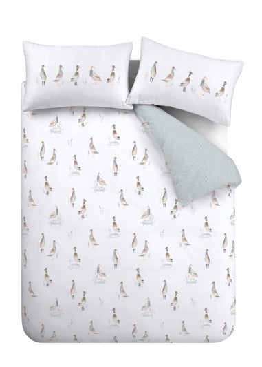 Bianca Fine Linens Dapper Ducks Cotton Reversible Duvet Cover