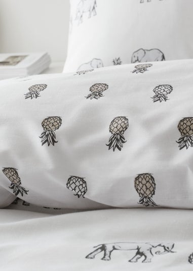 Pineapple Elephant Tembo Cotton Duvet Cover