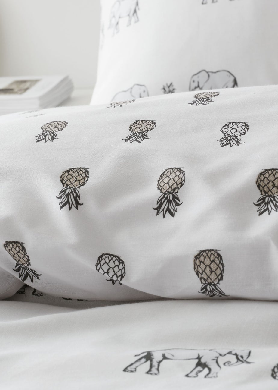 Pineapple Elephant Tembo Cotton Duvet Cover