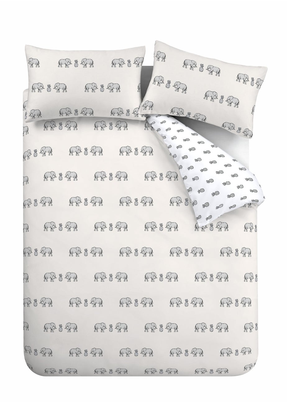 Pineapple Elephant Tembo Cotton Duvet Cover