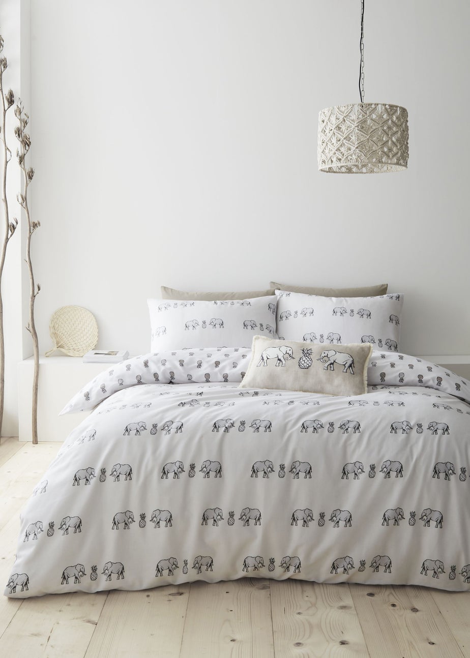 Pineapple Elephant Tembo Cotton Duvet Cover