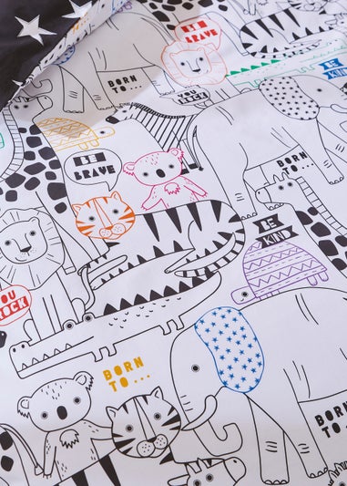 Born To Born To Be Kind Organic Cotton Duvet Cover