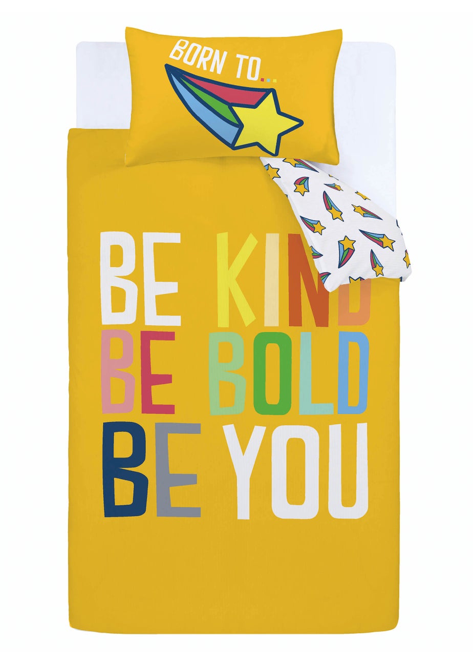 Born To Born To Be You Organic Cotton Duvet Cover