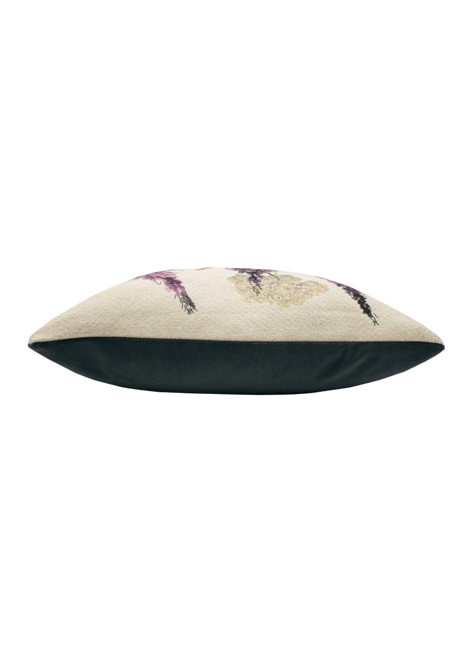 Evans Lichfield Watercolour Snapdragon Cushion (43cm x 43cm x 8cm)