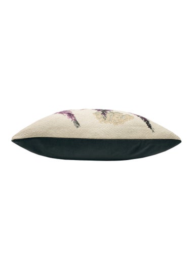 Evans Lichfield Watercolour Snapdragon Cushion (43cm x 43cm x 8cm)