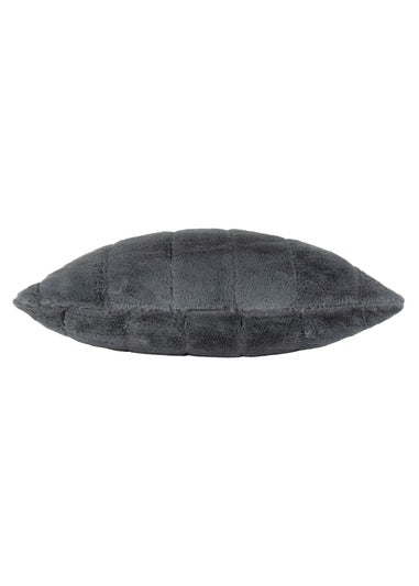 Paoletti Empress Faux Fur Filled Cushion (45cm x 45cm x 8cm)