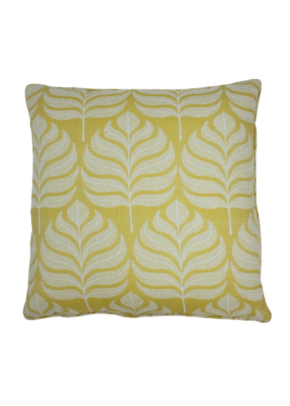 Paoletti Botanical Jacquard Cushion (45cm x 45cm x 8cm)