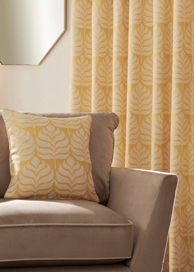 Paoletti Botanical Jacquard Cushion (45cm x 45cm x 8cm)