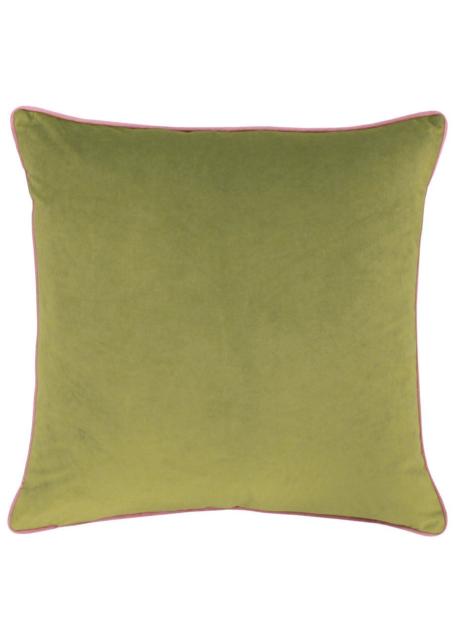 Evans Lichfield Jungle Leopard Velvet Cushion (43cm x 43cm x 8cm)