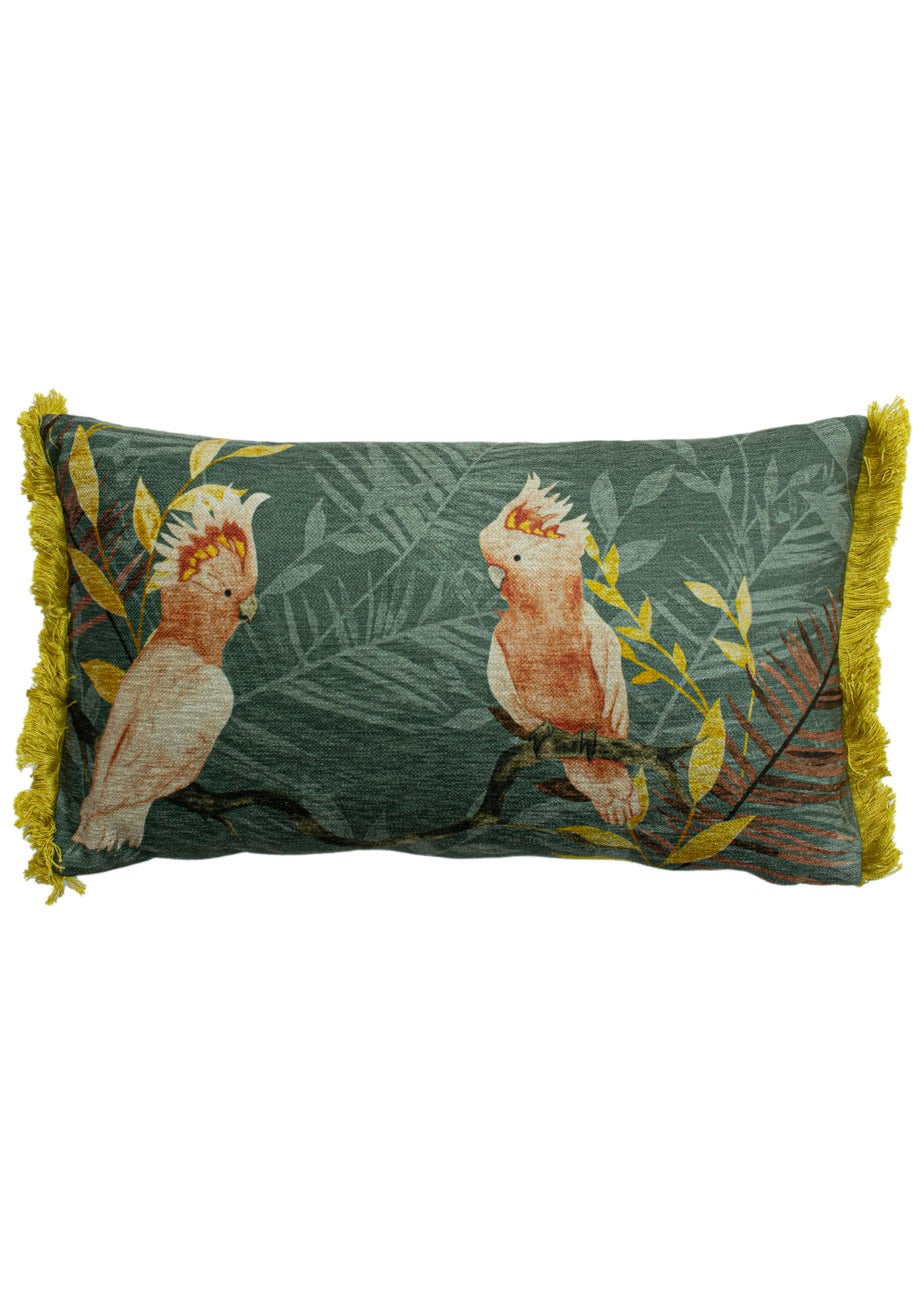furn. Exotic Jungle Print Cushion (30cm x 50cm x 8cm)