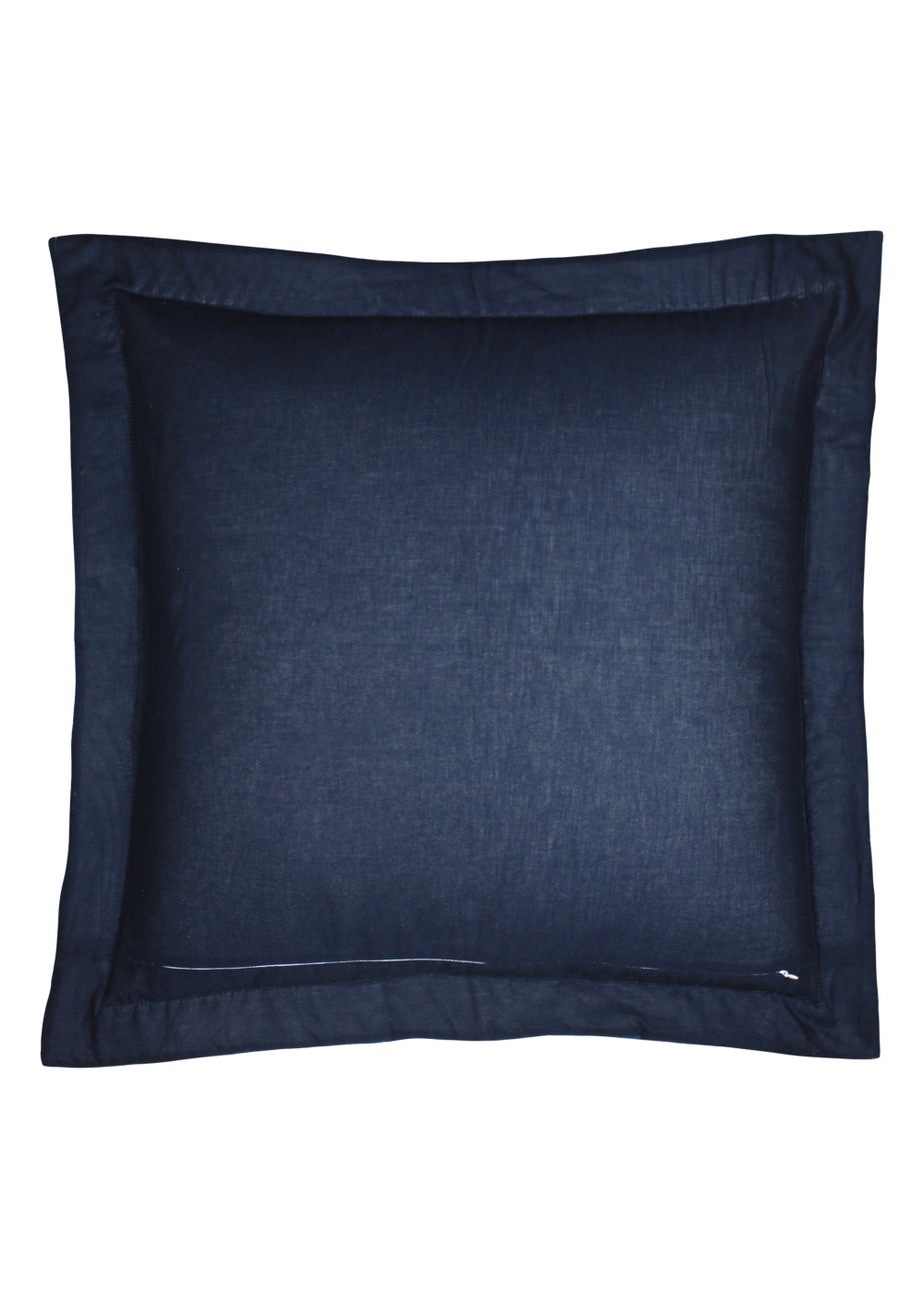 Paoletti Palmeria Quilted Velvet Cushion (60cm x 60cm x 8cm)
