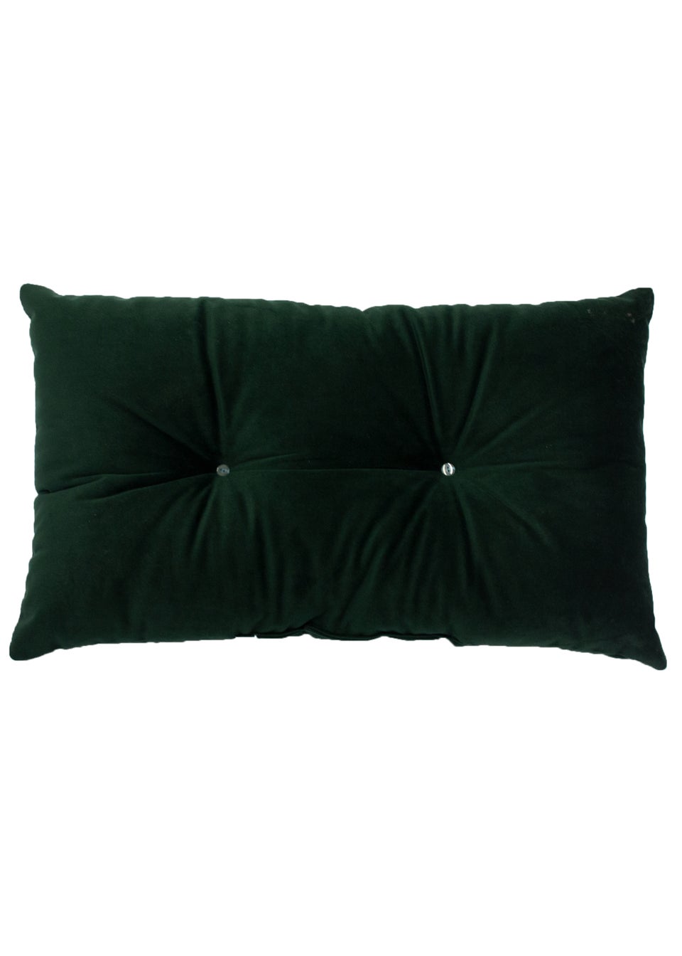 Paoletti Pineapple Button Velvet Cushion (30cm x 50cm x 8cm)