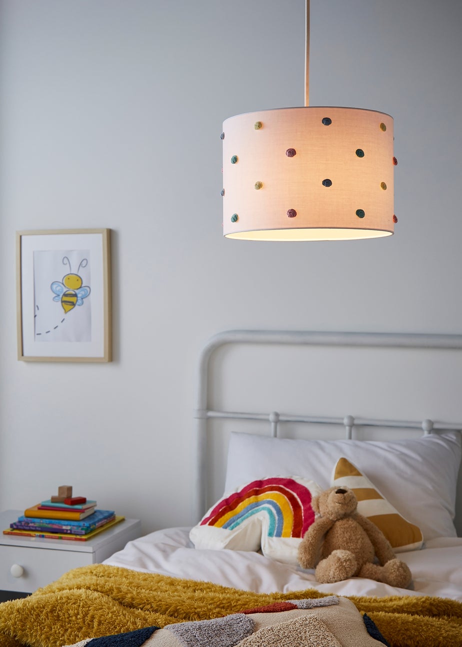 Glow Pom Pom White Shade (20cm x 30cm)