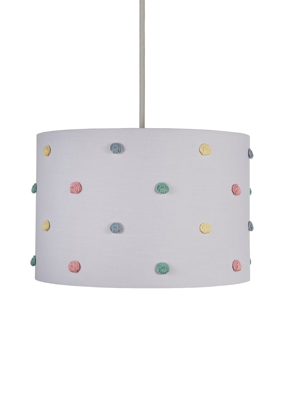 Glow Pom Pom White Shade (20cm x 30cm)