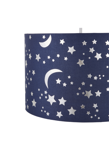 Glow Moon & Stars Blue Shade (20cm x 30cm)