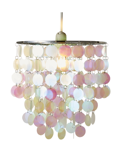 Glow Disc Iridescent Easyfit Pendant (32cm x 32cm)