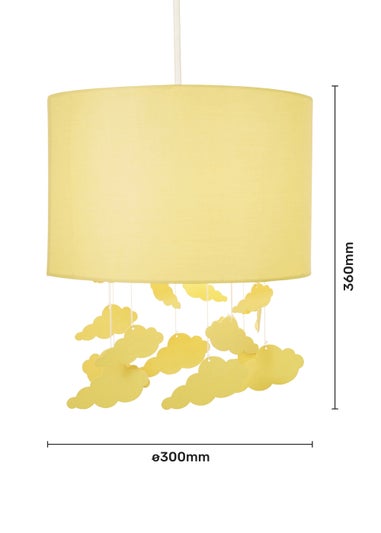 Glow Clouds Ochre Mobile Shade (36cm x 30cm)