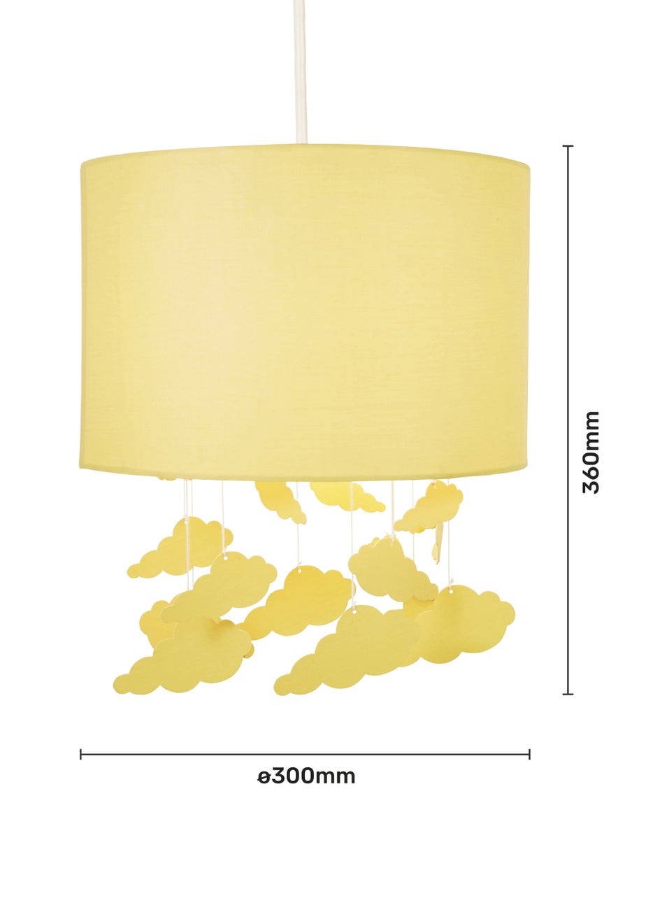 Glow Clouds Ochre Mobile Shade (36cm x 30cm)