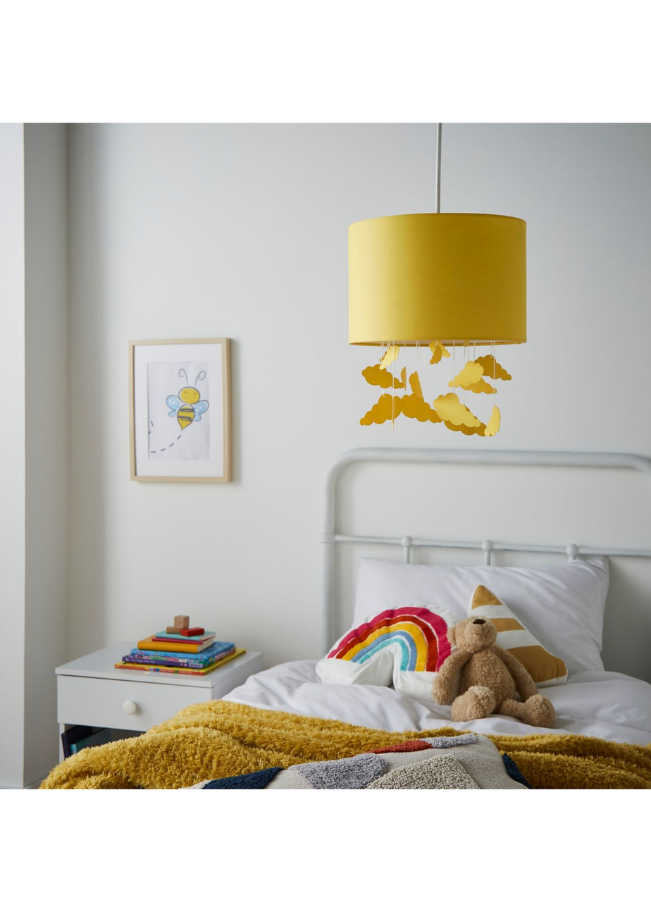 Glow Clouds Ochre Mobile Shade (36cm x 30cm)