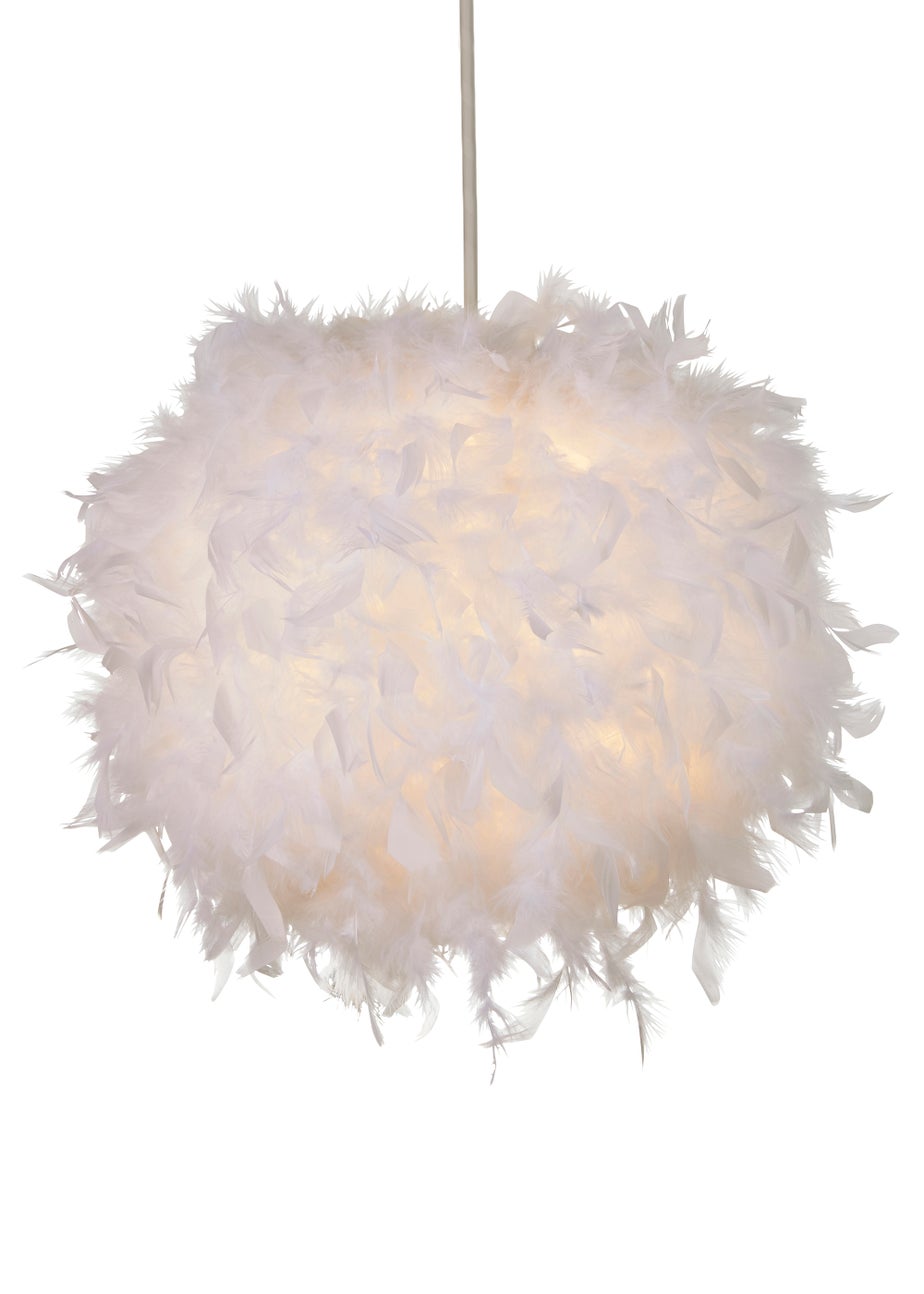 Glow Feather Shade White (30cm x 40cm)
