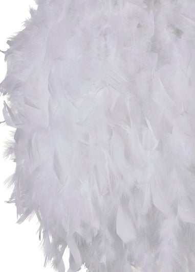 Glow Feather Shade White (30cm x 40cm)